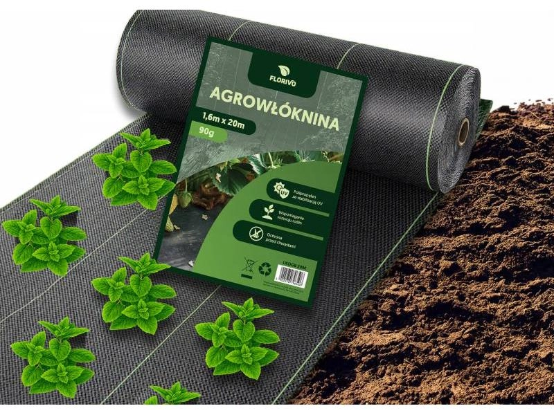 Agrotextílie tkaná FLORIVO 1,6x20m 90g/m2