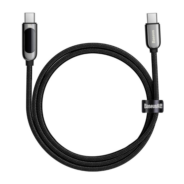 Baseus Display Cable USB-C na Type-C 100W 1m (černý)