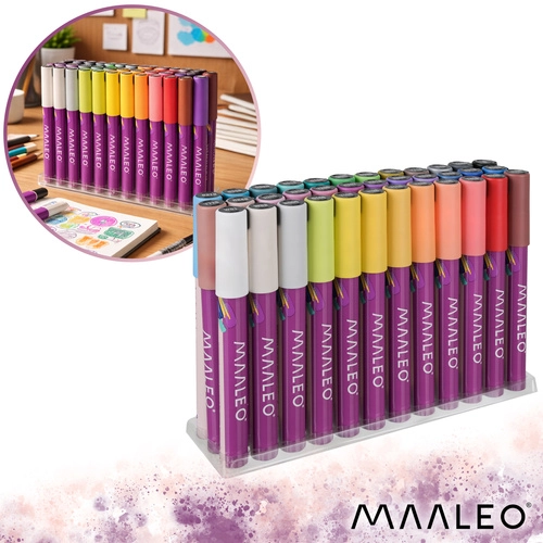 Akrylové fixy - sada 36 kusů Maaleo 25813